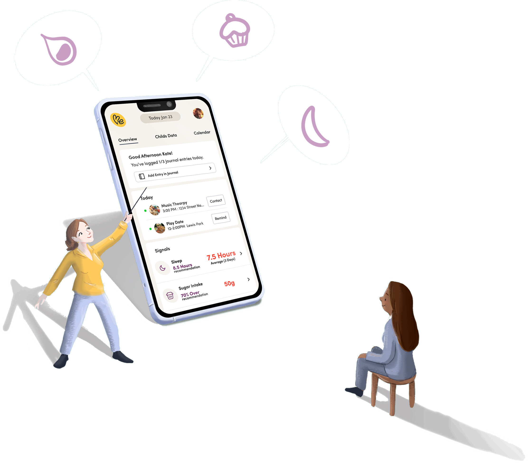 BeMe signup overview